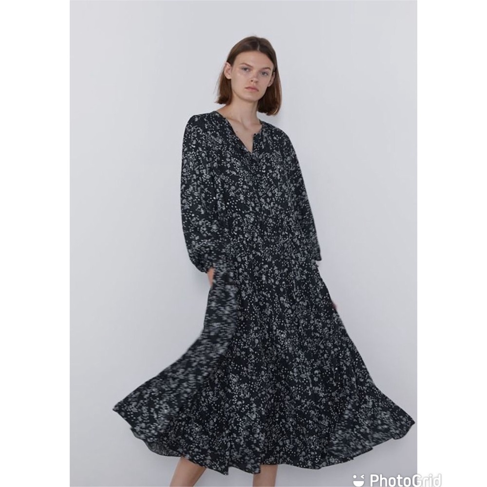 Zara Angel Floral Dress